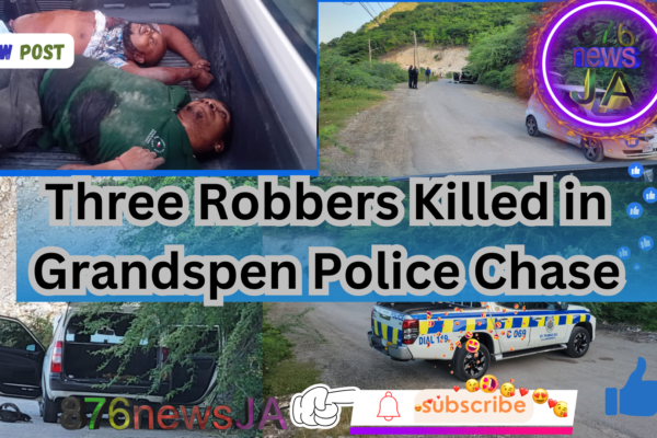 Three Robbers Killed in Grandspen Police Chase