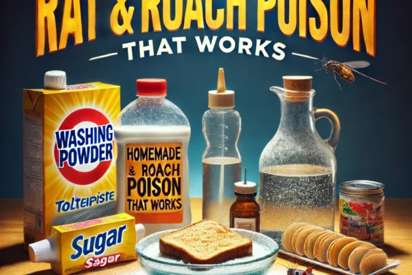 How to Make Homemade Rat & Roach Poison That Works