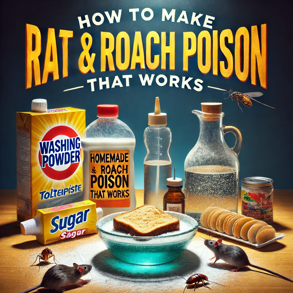 How to Make Homemade Rat & Roach Poison That Works