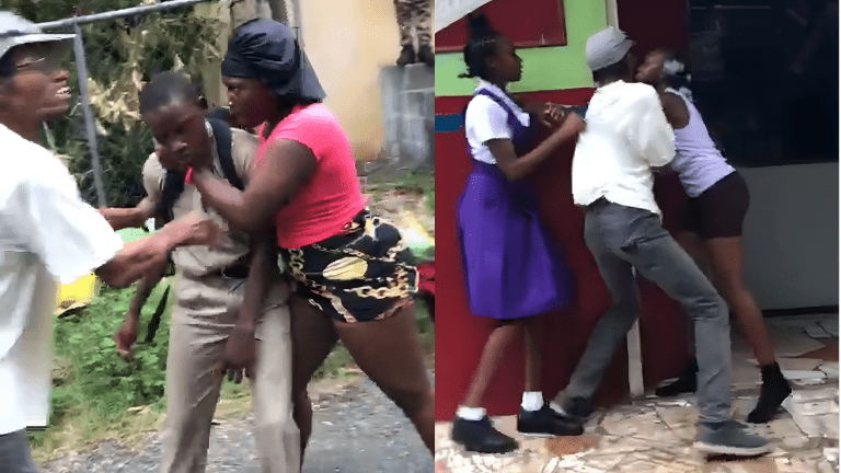 School Brawl Escalates Students & Adults Clash