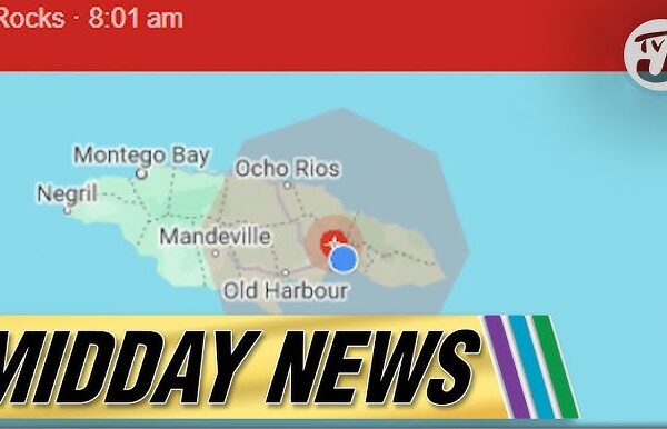 Jamaica area affected earthquake